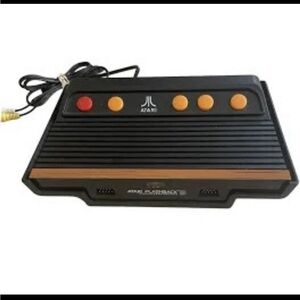 Black and Orange Atari 2600 Console Iconic Design